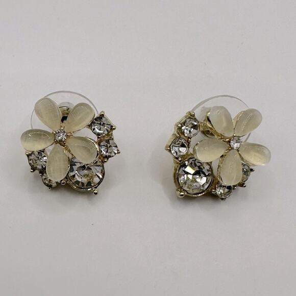 925 Marked Flower Earrings Stud posts Costume Jewelry Preppy Flowers - Picture 6 of 13